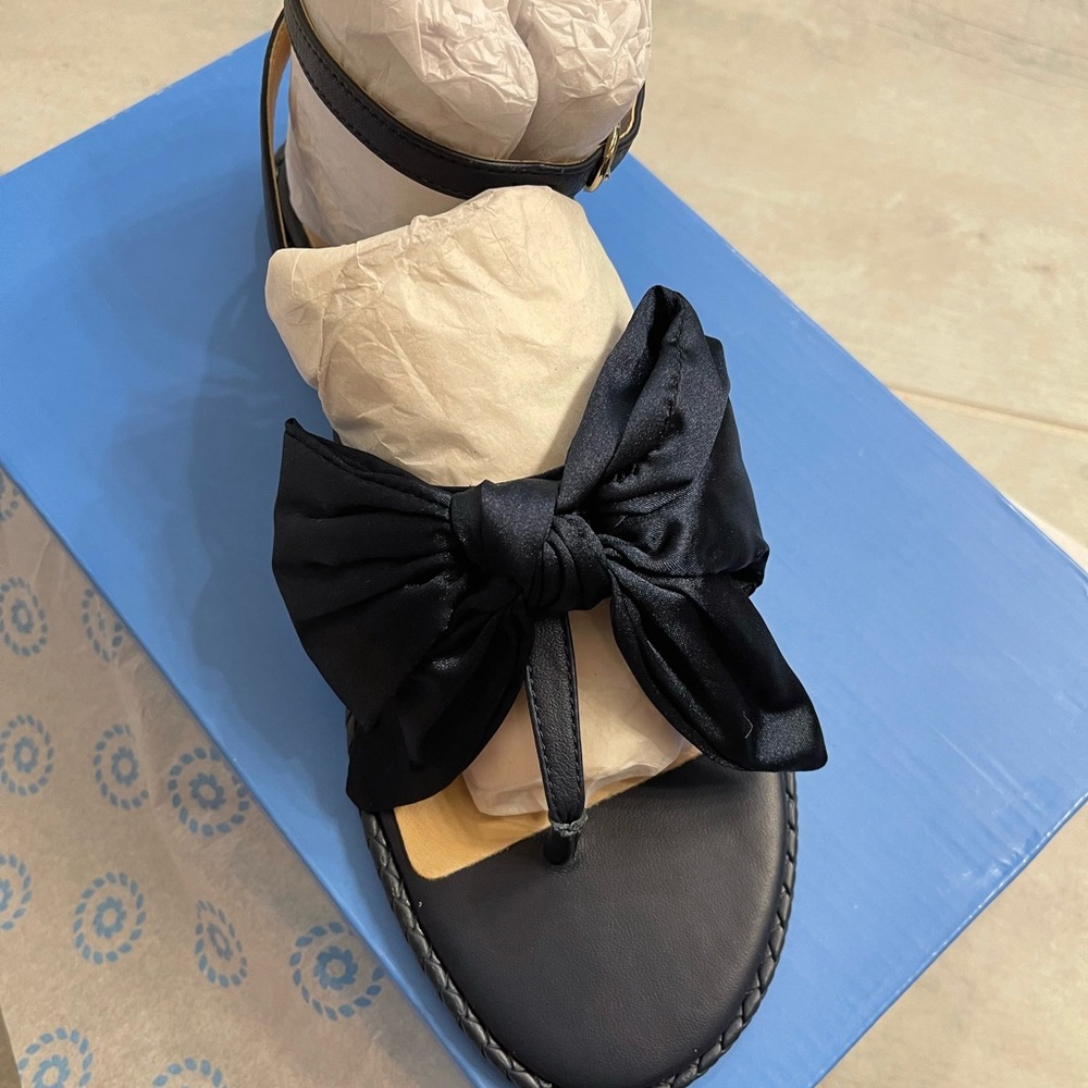Adorable navy blue Jack Rogers “Heidi” sandals, never worn, only tried on once!